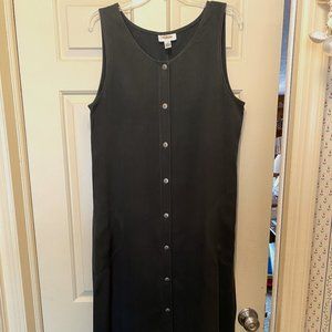 Talbots Hunter Green Tencel Sleeveless Dress